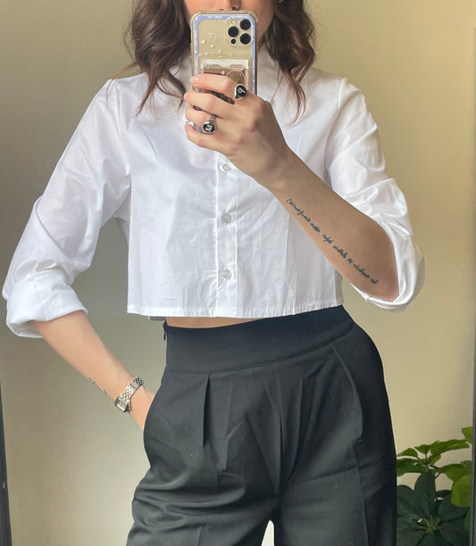 Camicia cropped