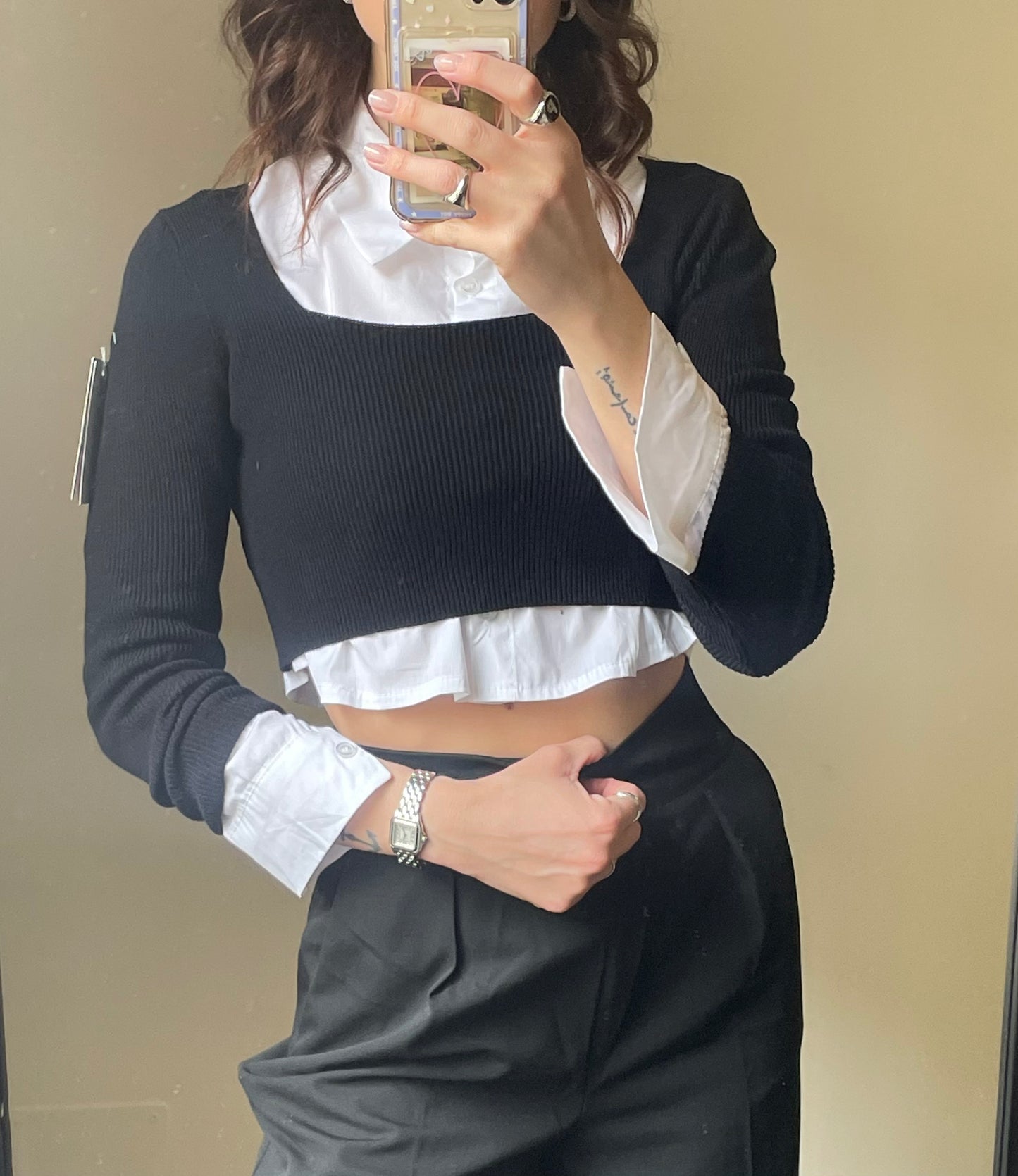 Camicia cropped