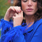 Cardigan piume
